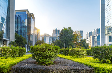 Obraz na płótnie Canvas City Central Park in Chongqing, China