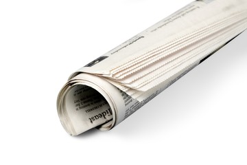Rolled Newspaper