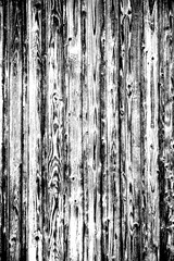 Grunge black white wooden texture for dark overlay on background. Natural wooden backdrop with nothing, mockup for create abstract vintage effect on surface