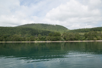 Fototapeta na wymiar Lago di Bracciano, Poggio Delle Forche, Parco Regionale Bracciano
