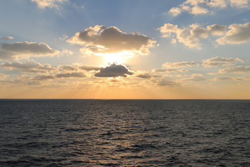 evening at sea