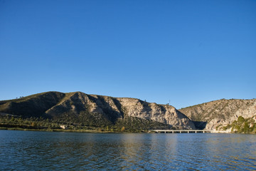 Fototapeta na wymiar Port Massaluca reservoir in Tarragona, Spain