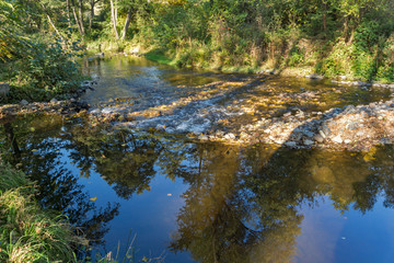 Autumn of Pancharevo lake, Sofia city Region, Bulgaria
