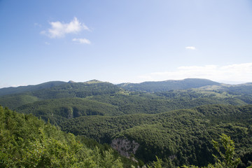 Panorama, Vado di Sole, Parco Nazionale Gran Sasso e Monti della Laga, estate 