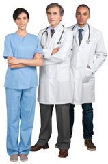 Portrait of a Nurse and Doctors