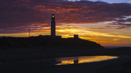 Cape Trafalgar  is a headland in the Province of Cadiz in the south-west of Spain. 