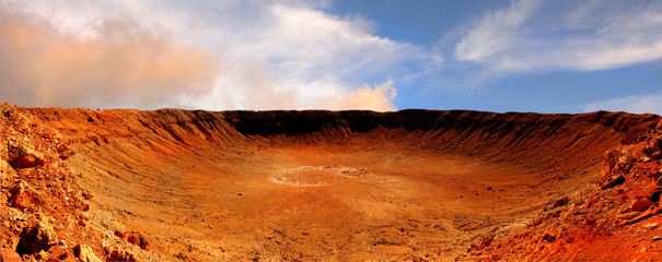 The great meteor Crater - obrazy, fototapety, plakaty