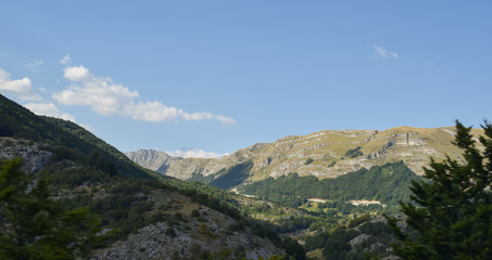 Canyon Tara, the Durdević Tara bridge, Montenegro, mountain view