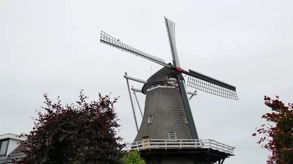 Cercles muraux Moulins Mulino a vento in Frisia