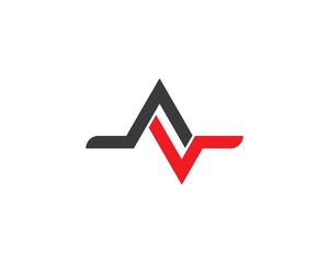 VA Letter Logo Business