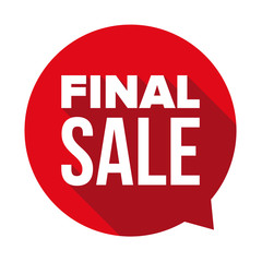 Final Sale label tag sign