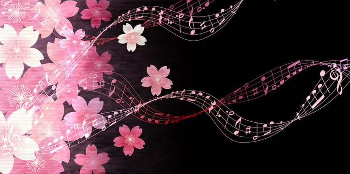桜　花　春　背景