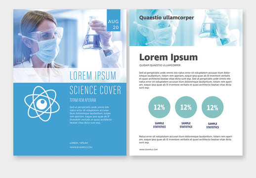 Brochure with Science Elements 2