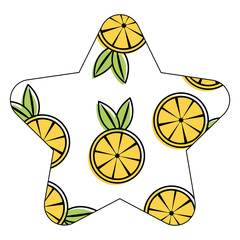 orange juicy fruit seamless pattern vector illustration