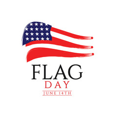 Flag Day Vector Template Design