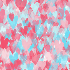 pattern of hearts