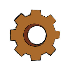 Gear machinery piece