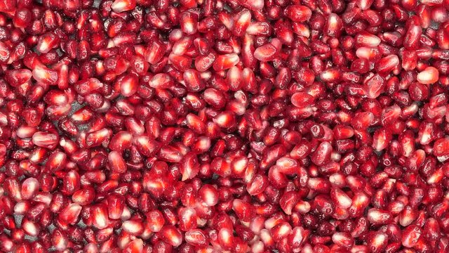 Pomegranate Seeds as not loopable roating, 4K