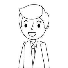 doctor man avatar character vector illustration design