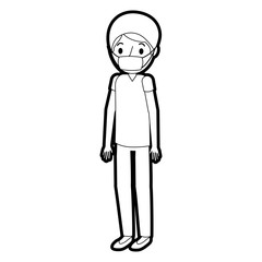 surgeon man avatar character icon vector illustration design