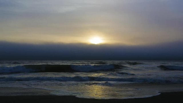 Ocean Sunrise Time Lapse