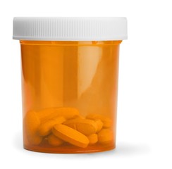Pill Bottle with Tablets