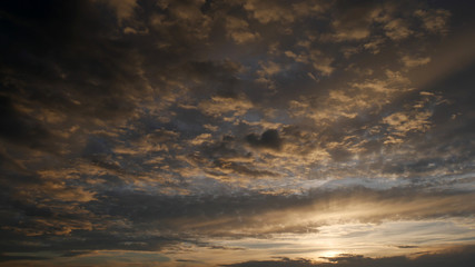 Tramonto in Frisia sul Mare di Wadden