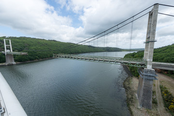 Obraz premium déconstruction du pont de terenez