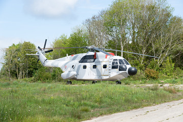 h&eacute;licopt&egrave;re super frelon marine brest