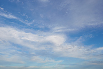 Blue sky background with clouds