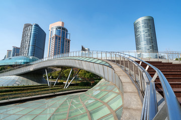 Fototapeta premium China Shanghai Lujiazui financial district