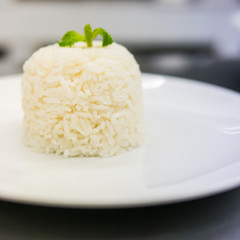 Steamed rice
