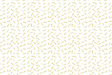 Golden Vector Hand Drawn Pattern