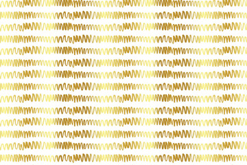 Golden Vector Hand Drawn Pattern