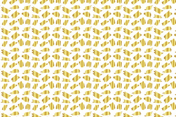 Golden Vector Hand Drawn Pattern