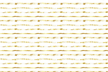 Golden Vector Hand Drawn Pattern