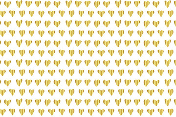 Golden Vector Hand Drawn Pattern