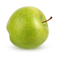 Green Apple, isolated on white