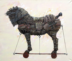 Trojan horse.  Legendary creature.