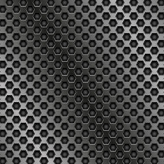 Metal perforated texture