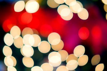 Festive lights bokeh background