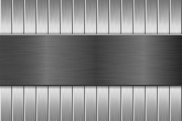 Metal brushed texture with vertical brushed planks