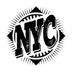 New York city art. Street graphic style NYC. Fashion stylish print. Template apparel, card, label,...