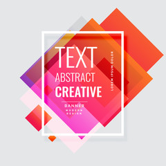 modern colorful banner vector design