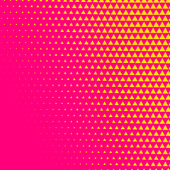 pink triangle comic style halftone background