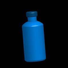 3d water bottle icon project vector design