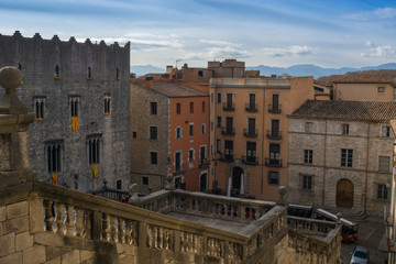 Fototapeta na wymiar photographs of the catederal de Girona.