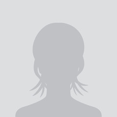 Default avatar, photo placeholder, profile icon, female