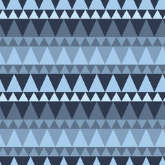 Triangular forest mountain seamless pattern. For print, fashion design, wrapping, wallpaper