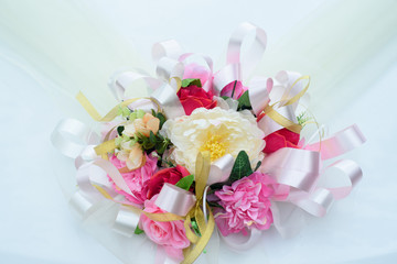 Bouquet on a white background.